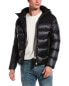 Фото #2 товара Herno Short Wool-Trim Down Jacket Men's Black 54