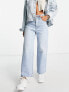 Женские джинсы Madewell Jeans in heller Waschung mit weitem Bein Edmunds-Waschung, W27 - фото #1