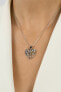 Фото #2 товара Beautiful silver bicolor pendant with zircons Heart PT81WY