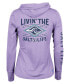 Фото #2 товара Women's Livin Wave Graphic Hooded T-Shirt