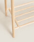 Wooden clothes rack