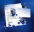 Sigel DU036 - DL (110 x 220 mm) - Blue - Paper - 90 g/m² - 50 pc(s)