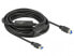 Delock 85380 - 10 m - USB A - USB B - USB 3.2 Gen 1 (3.1 Gen 1) - 5000 Mbit/s - Black