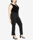 Фото #6 товара Plus Size Super Stretch Regular Length Trouser Pant