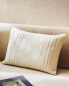 Line design wool blend cushion cover