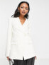 & Other Stories fitted co-ord blazer in white