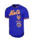 Фото #3 товара Men's Royal New York Mets Cooperstown Collection Retro Classic T-shirt