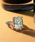 Multi-Gemstone (8-3/4 ct. t.w.) & Vanilla Diamond (1/4 ct. t.w.) Statement Ring in 14k Gold 7 - фото #6