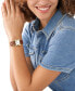 Фото #4 товара Часы и аксессуары Fossil Женские часы Harwell кварцевые на кожаном ремешке, коричневые, 28 мм
