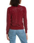 Фото #2 товара Minnie Rose Paillette Cashmere-Blend Sweater Women's Red Xs