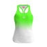 BIDI BADU Crew Gradiant sleeveless T-shirt Neon Green / White / Green, 10-11 лет - фото #2