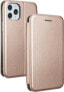 Etui Book Magnetic iPhone 12 5,4" różowo-złoty/rosegold