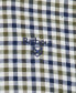 Фото #4 товара Men's Finkle Tailored-Fit Gingham Check Button-Down Twill Shirt