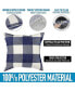 Фото #2 товара 2 Pack Buffalo Plaid Throw Pillow Outdoor & Indoor Covers 20x20 inches