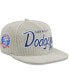 Фото #1 товара Men's Gray Los Angeles Dodgers Corduroy Golfer Adjustable Hat