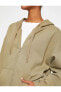 Фото #13 товара Толстовка Koton Zip-Up Hooded Fleece Inside Pocket