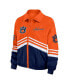 Фото #2 товара Women's Orange Distressed Auburn Tigers Vintage-Like Throwback Windbreaker Full-Zip Jacket