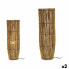 Фото #1 товара Напольный светильник из натурального бамбука 21,5 x 62 x 21,5 см (2 штуки) Gift Decor