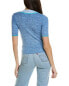 Wispr Pop Polo Sweater Women's Blue M