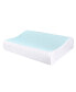 Фото #1 товара Cool Comfort Memory Foam Contour Pillow, Heat Minimizing Hydraluxe™ Gel & Open Cell Ventilated