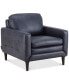 Фото #2 товара CLOSEOUT! Locasta 35" Tufted Leather Arm Chair, Created for Macy's