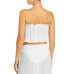 Ramy Brook 285505 Mika Cropped Top Swim Cover-Up, Size Medium