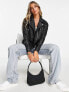 Y.A.S sophie soft leather biker jacket