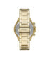 Men's Bannon Multifunction Gold-Tone Stainless Steel Bracelet Watch 45mm