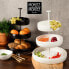 Фото #6 товара Obst Steinzeug Etagere 3 Etagen + Zange