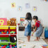 Фото #11 товара Стеллаж для детской комнаты Relaxdays Kinderregal Weiß mit Aufbewahrungsboxen