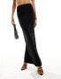 Missyempire maxi skirt co-ord in black