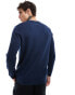 ASOS DESIGN essential knitted jumper in navy