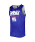 ფოტო #3 პროდუქტის Men's Royal New York Giants Colorblock Mesh V-Neck and Shorts Set