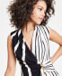 Women's Striped Side-Bar Midi Dress
