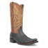 Фото #2 товара Dingo True Grit Embroidered Square Toe Cowboy Mens Black Casual Boots DI141-001