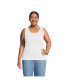 ფოტო #1 პროდუქტის Plus Size Cotton Tank Top