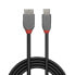Фото #2 товара Lindy 3m USB 3.2 Type C to Micro-B Cable - Anthra Line - 3 m - USB C - Micro-USB B - USB 3.2 Gen 1 (3.1 Gen 1) - 500 Mbit/s - Black