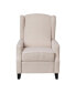 Фото #10 товара Mauro Contemporary Pushback Recliner With Accent Nail Trim-Wingback Manual Recliner
