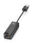 Фото #1 товара HP USB 3.0 to Gigabit LAN Adapter, RJ-45, USB 2.0 Type-A, Black
