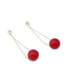 ფოტო #1 პროდუქტის Women's Ball Drop Earrings