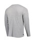 Men's Heathered Gray Houston Texans Combine Authentic Red Zone Long Sleeve T-shirt