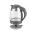 Фото #4 товара Электрический чайник Lafe CEG016 Серый Стекло Пластик 2200 W 1,7 L