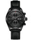 ფოტო #1 პროდუქტის Men's Swiss Automatic Khaki Field Black Rubber Strap Watch 42mm H71626735