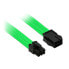 Фото #2 товара Nanoxia NX6PV3ENG - 0.3 m - PCI-E (6-pin) - PCI-E (6-pin) - Straight - Straight - Green