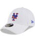 Фото #2 товара Men's White New York Mets League II 9FORTY Adjustable Hat