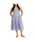 ფოტო #1 პროდუქტის Plus Size Lula Denim Dress