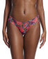 ფოტო #1 პროდუქტის Printed Signature Lace Low Rise Thong Underwear