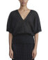 Фото #1 товара Lafayette 148 New York Origami Pleated Dolman Sweater Women's