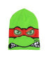 Фото #3 товара Men's TMNT Rolldown Raph Adult Mesh Eye Green Beanie