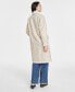 ფოტო #2 პროდუქტის Women's Single-Breasted Faux-Shearling Coat